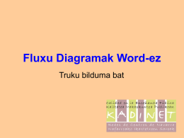 Fluxu Diagramak Word-ez