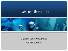 Lexpro Boekhou