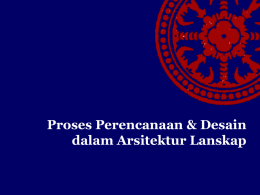 Analisis Tapak - Blog Universitas Udayana