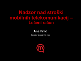 Ana Frlič, Ločeni račun, maj 2009 Ana Frlič, Ločeni račun, maj 2009