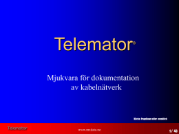 Presentation av Telemator