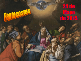 Domingo Pentécostes 2015 - Vicaria Diocesana de Pastoral
