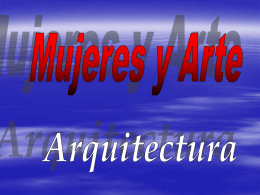Mujeres y Arquitectura