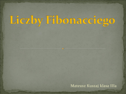 Liczby Fibonacciego