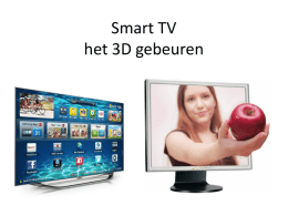 3D bij smart-TV en het onstaan gegeven door Herman.