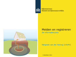 Presentatie Melden en registreren