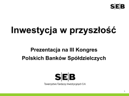 SEB 1 - III Kongres Jedności Polskich Banków Spóldzielczych