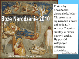 Giotto di Bondone Narodziny Jezusa - Jarosław Zieliński