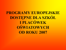 Projekty Wielostronne - Kuratorium Oświaty w Poznaniu