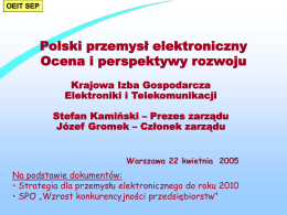 Polski przemysł elektroniczny