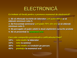 Circuitul electronic
