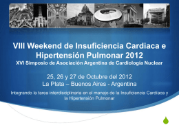 Presentación - Federación Argentina de Cardiología