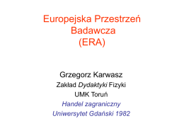 Europejska Przestrzeń Badawcza (ERA)