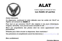 ALAT Aviation Légère de l`Armée de Terre Les Galdiv (2e partie)