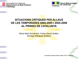 presentació - Institut Geològic de Catalunya