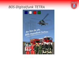 BOS-Digitalfunk TETRA - Freiwillige Feuerwehr Jesenwang