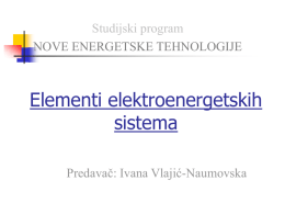 Elementi elektroenergetskih sistema