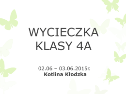 Prezentacja multimedialna opr. przez Maję Adamek z kl. 4a