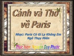 Tho ve Paris - Vietnam4all.net