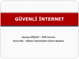 güvenli internet - TED Antalya Koleji