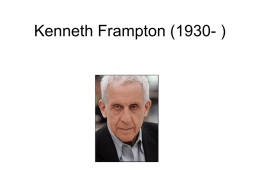 Kenneth Frampton (1930