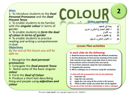 Dual of Colour - DALAL- LIL