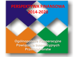 PERSPEKTYWA FINANSOWA 2014-2020
