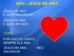 9934 - JESUS ME AMA
