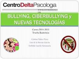 BULLYING (ACOSO ESCOLAR) - Colegio Trueba de Artxanda