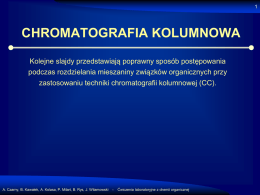 Chromatografia kolumnowa (ppsx)