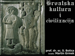 Hrvatska kultura i civilizacija