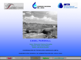 Canal Parshall