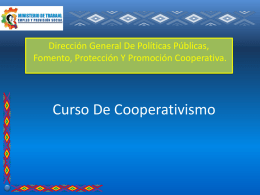 Diapositiva 1 - Ministerio de Trabajo, Empleo y Previsión Social