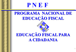 programa nacional de educação fiscal
