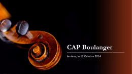 CAP Boulanger