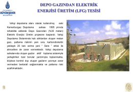 depo gazından elektrik enerjisi üretim (lfg) tesisi