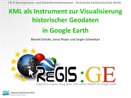 Visualisierung historischer Geodaten mit Google Earth