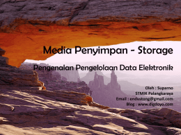 Media Penyimpan - Storage