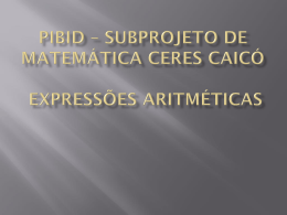 Expressões Aritméticas com números Inteiros.ppt