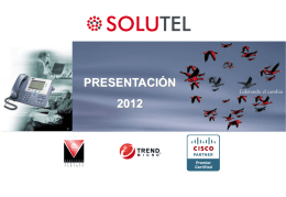 presentacion solutel 2012