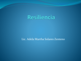 Resiliencia - Salud Tanatologica