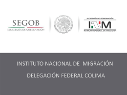 Funciones del Instituto Nacional de Migración