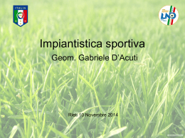 Impiantistica Sportiva (Rieti 10.11.2014)