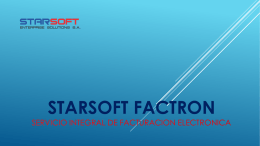 servicio integral de facturacion electronica starsoft factron