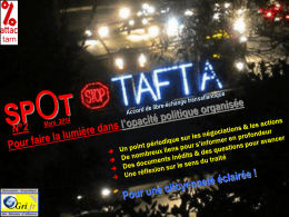 Bulletin d`information SPOT TAFTA N°2
