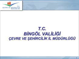 &Ccedil;EVRE Y&Ouml;NETİMİ VE DENETİMİ ŞUBE M&Uuml;D&Uuml;RL&Uuml;Ğ&Uuml;