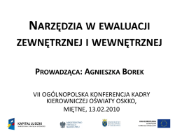 Prezentacja do pobrania - Ogólnopolskie Stowarzyszenie Kadry