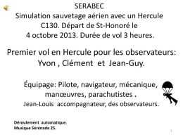 Diaporama SERABEC 02 Hercule Octobre 2013