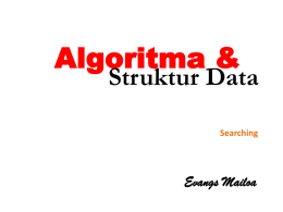 Algoritma Binary Searching