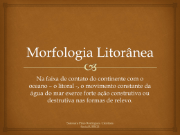 Morfologia Litorâneax